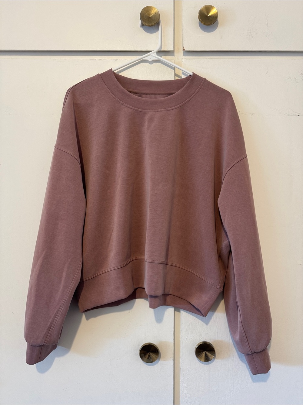 Lululemon Women's Dusty Mauve Crewneck Pullover Sweatshirt